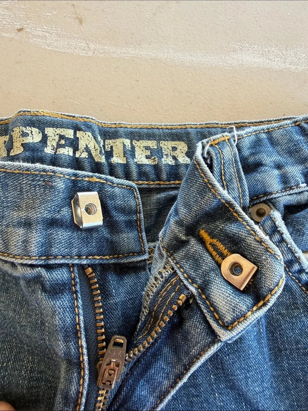 Gymboree Kids Blue Carpenter Jeans With Adjustable Waist